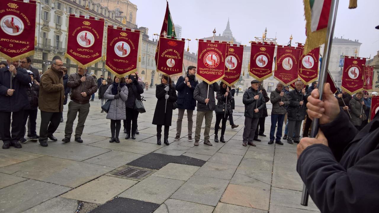 I donatori castiglionesi a Torino per celebrare i 60 anni della Fidas