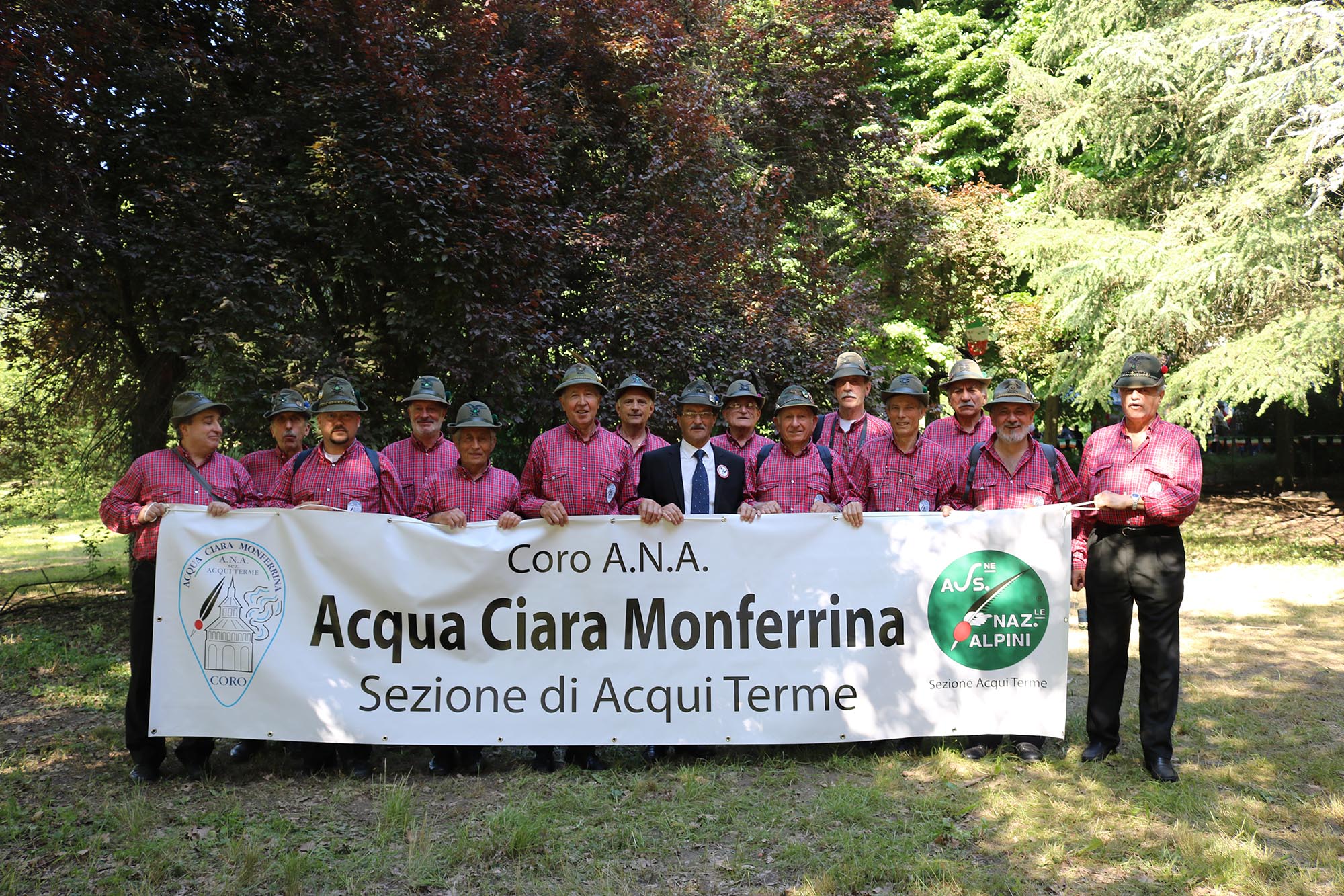 A Monastero Bormida concerto coro alpino Acqua Ciara Monferrina