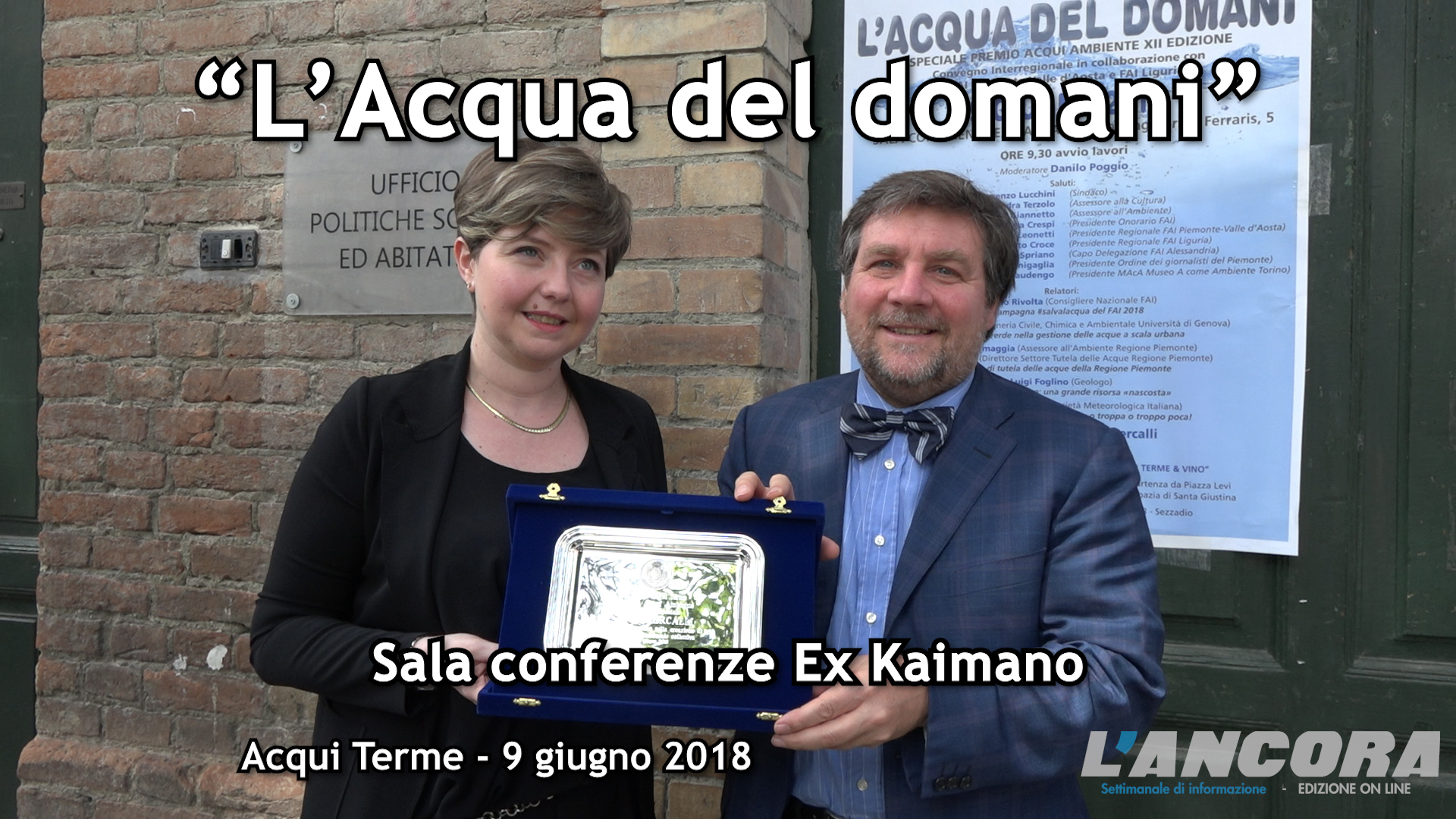 Acqui Terme - "L'Acqua del Domani" premiazione di Luca Mercalli