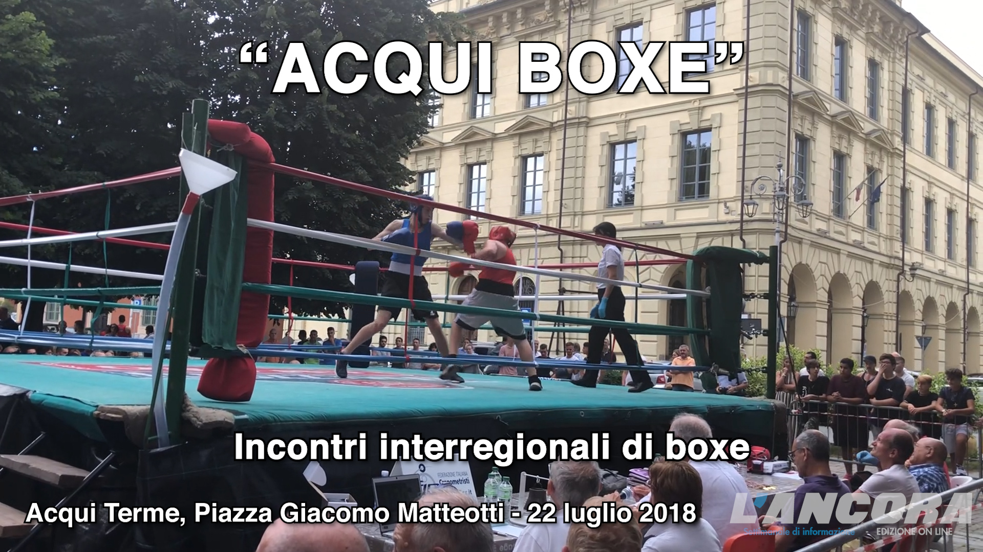 Acqui Boxe in piazza Matteotti (VIDEO)