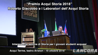 Acqui Terme - Roberto Giacobbo e i Laboratori dell’Acqui Storia (VIDEO)
