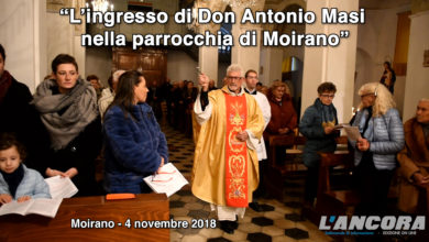 Moirano - L'ingresso del nuovo parroco don Antonio Masi (VIDEO)