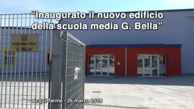 Acqui Terme - Inaugurazione della nuova scuola media "G.Bella" (VIDEO)