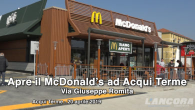 Acqui Terme - Apre il McDonald's in via Romita (VIDEO)