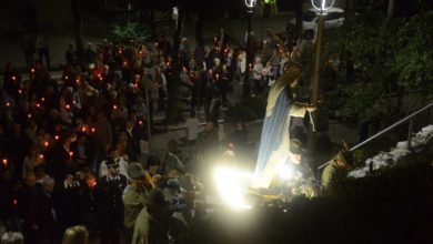 Santuario della Madonna Pellegrina Processione