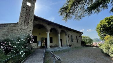 esterno del musoe archeologico di Aqcui Terme