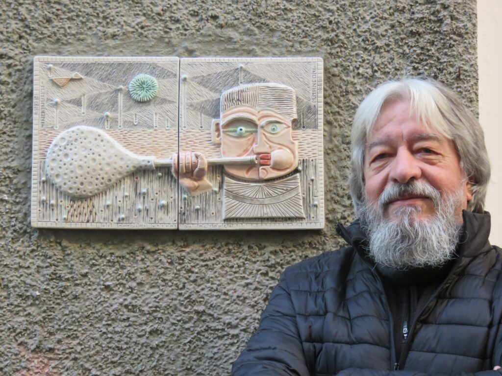l'artista Mauro Man Manconi